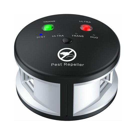 Ultrasonic Repellers 360° Rodent Repellent 4-in-1 Plug-in Pressure Wave Repellent for Indoor Use,1pc