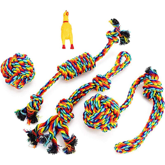 Dog Toy, Rope Dog Toy, Chew Toy, Interactive Dog Toy, for Small / Medium Dogs