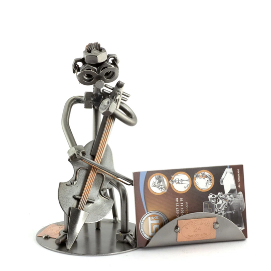 Cello Screw Man Place Card Holder