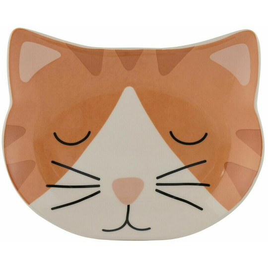 Ginger Cat Bowl (One Size) (White/Light Brown) - White/Light Brown - Mason Cash