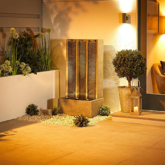 Cornalin Concrete Fountain with Light