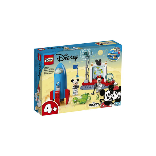 LEGO 10774 Disney Mickey Mouse and Friends Minnie Mouse's Space Rocket Buildable Toy for Kids 4 Plus Years Old