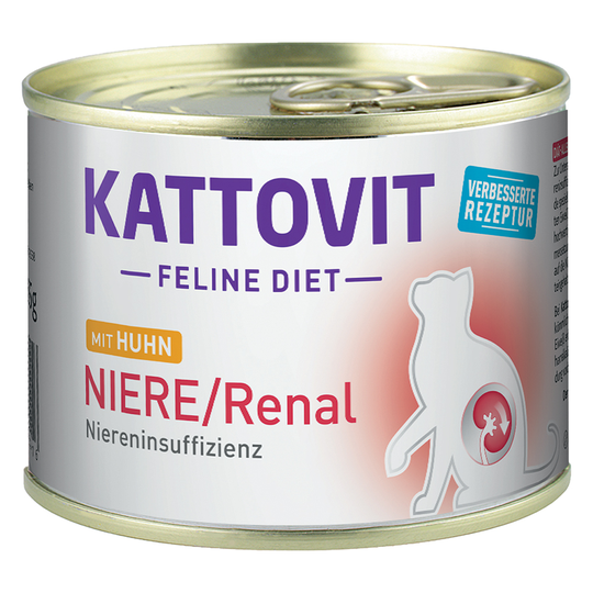 Kattovit Kidney/Renal (Renal Failure) 6 x 185g - Chicken