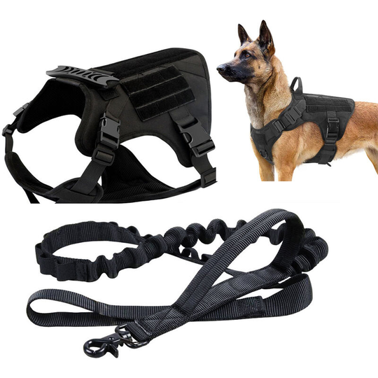 Thsinde - Smart Dog Harness with Quick Release Buckles - Leash + Vest xl