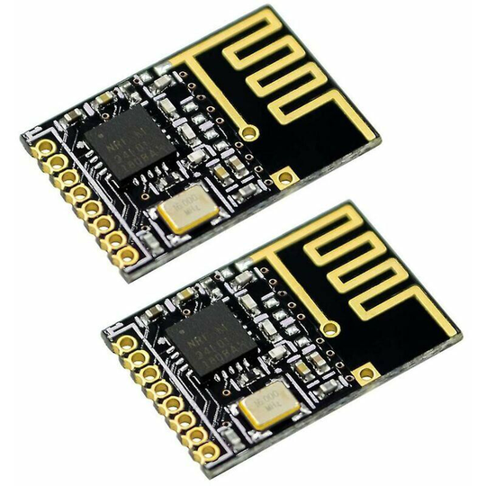 2pcs Mini Nrf24l01+ 2.4ghz Rf Mini Transceiver Board 1.9v-3.6v