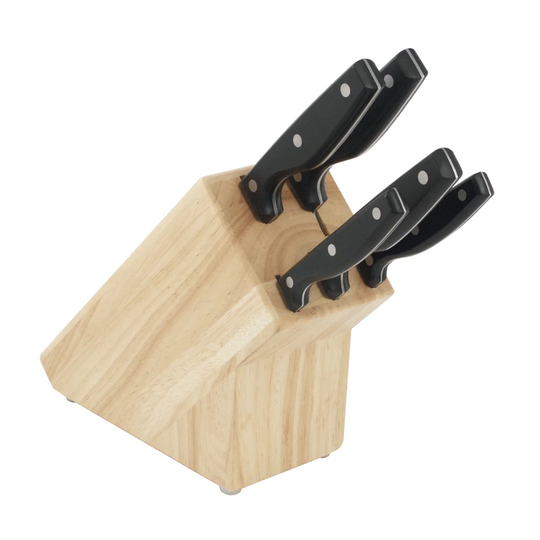 Circleville 5 Piece 6 Piece Knife Block Set