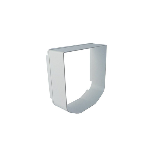 Sureflap Microchip Cat Flap Tunnel Extender In White - sureflap tunnel cat extender white microchip