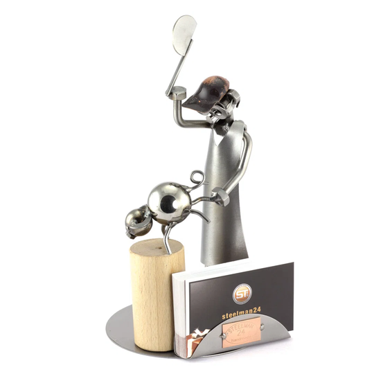 Slaughterer with Axe Screw Man Place Card Holder