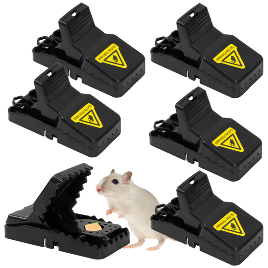 (6 Pack) 6, 12, Or 18 Pack Reusable Mouse Traps