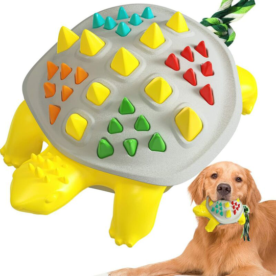 Colorful God Crocodile Turtle Dog Molar Stick Rope Knot Dog Toothbrush Dog Toy (a)