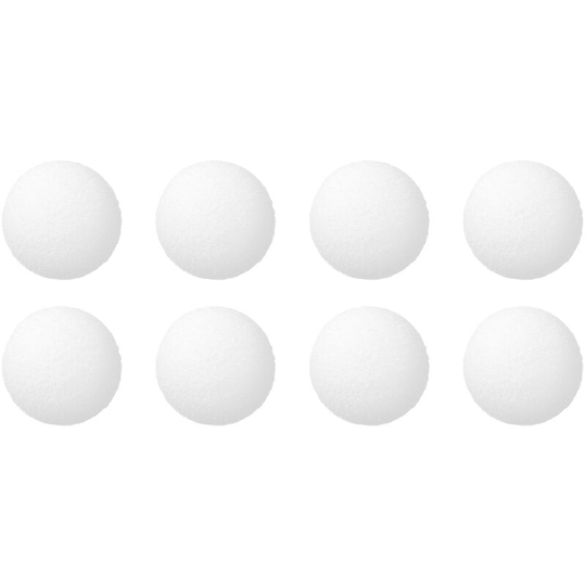 8Pcs White Sponge Filter Balls Eco-friendly Reusable Swimming Pool Cleaning Filter Ball