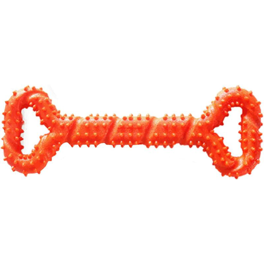 Dog Chew Toy Bone Indestructible Dog Chew Toy Solid Interactive Dog Toy For Aggressive Chewers Large Dogs,Red