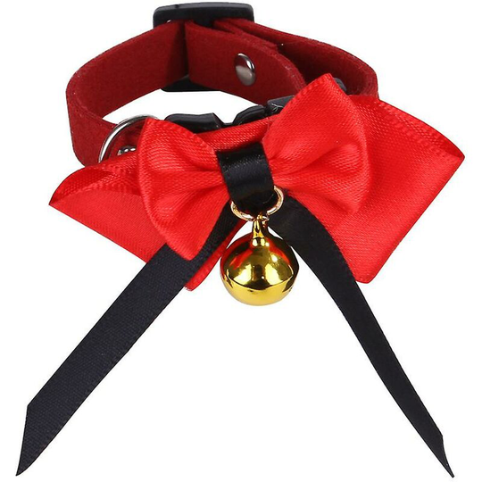 Creative New Pet Chicken Duck Goose Clothes Handmade Parrot Selling Cute Bird Collar Bow Tie, Red, 19*7*1.5cm - Thsinde