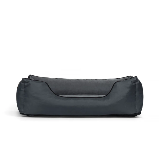 Bolster Cushion Dog Bed Soft in Dark Grey