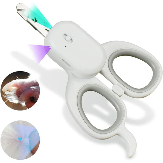 Pet Nail Clippers | Cat and dog nail trimmer with led light