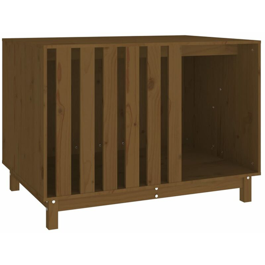 Dog House Honey Brown 100x70x72 cm Solid Wood Pine Vidaxl Brown