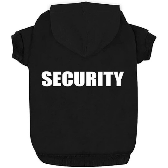 Dog Clothes Dog Hoodies Security Print Drc Pet Dog Clothes Warm Sweatshirt Cotton Jacket
