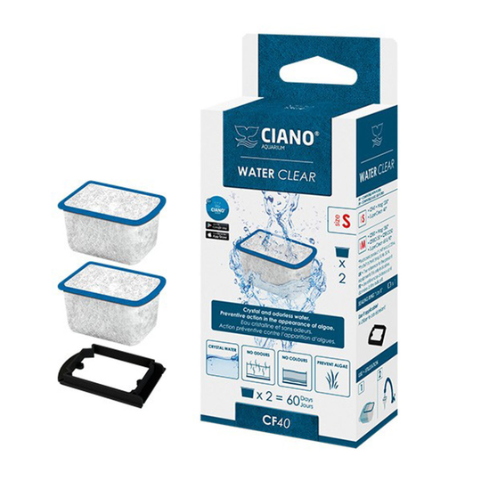Ciano CF20/CF40 Water Clear Filter Cartridge S (Small) x2
