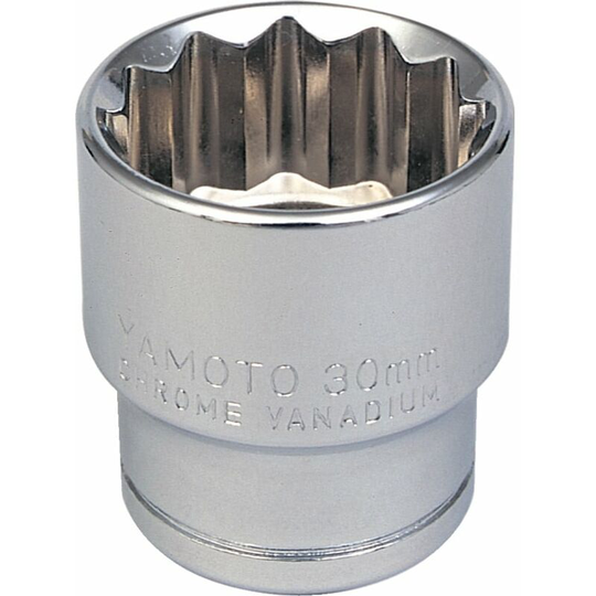 Socket Bi-hexagon 1/2' Square Drive 29mm Chrome Vanadium (12-Point) - Yamoto