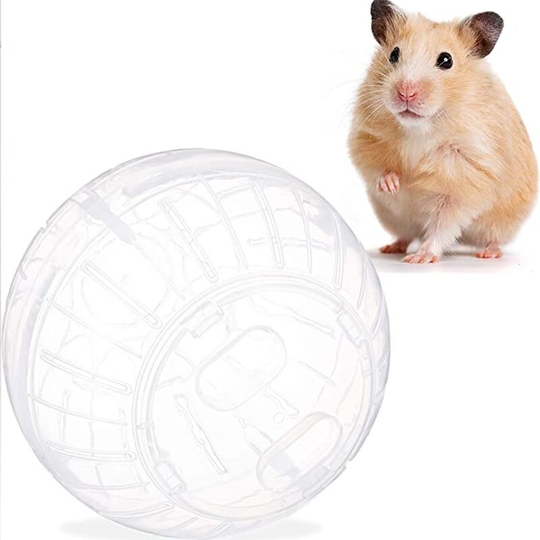 Perle Rare - Hamster ball, Toy for rodents, Accessory, Mouse, Optimum air supply, Plastic, 12 cm, Transparent 1 item