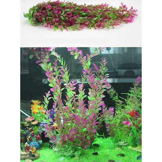 Joorrt - Aquarium Artificial Plants,plastic Fish Tank Decorations,2pack 20 Inch