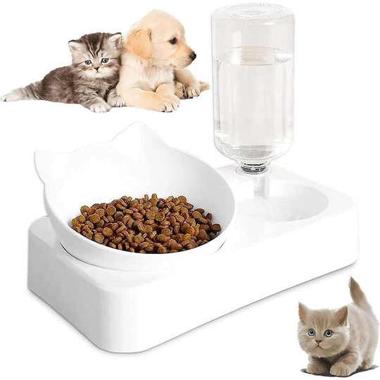 Automatic Water Dispenser Bowls Automatic Food Bowl Dry Food and Water Dispenser Water and Food Bowl Set Pet Water Dispenser 1pc