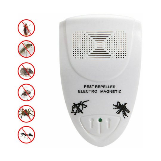 Kartokner - for Indoors Mosquitoes Fleas Flies Spiders Wasps Cockroaches Ultrasonic Pest RepellentMosquito Repellent Electric Mosquito Repellent