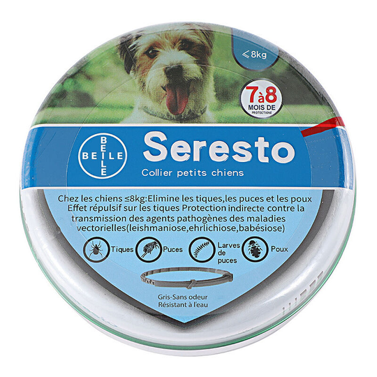 Tick & Flea Protection Collar Dog | Protection from ticks fleas | Works for 8 months | Dog collar with a fresh scent | Length: 38cm