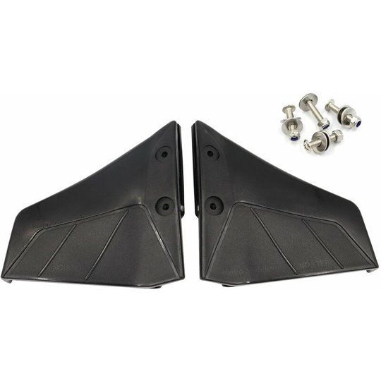 Marine Boat Hydro-Stabilizer Kit,Durable UV-Resistant for 4-50HP Outboard Stabilizer with Stainless Steel Bolt Nut (Black)