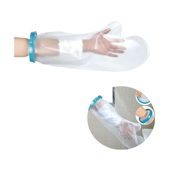 Waterproof Arm Cast Wound Cover for Shower Bath, Waterproof Plaster Bandage Protector for Broken Arms, Wrists, Bones, Hands, Burns, Tattoos(Half Arm)