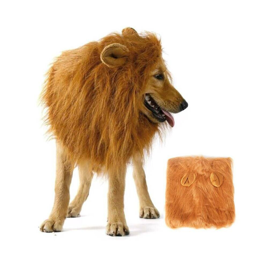 Fancy Cosplay Costumes Party Pets Puppy Dogs Lion Mane Funny Dress With Ears