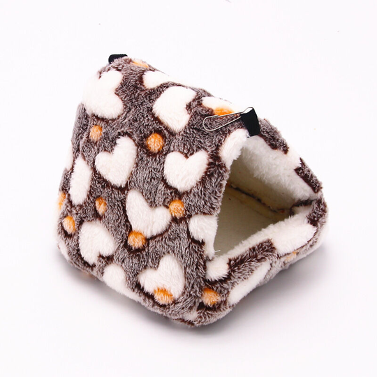 Sleeping Rodent Plush Small House Hamster Hammock Toy Bed House for Guinea Pig Rabbit Chinchilla Ferret