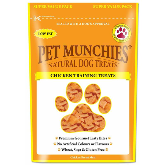 Natural Chicken Training Treats Super Value Pack (150g) (May Vary) - May Vary - Pet Munchies