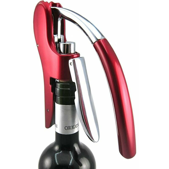 Bearsu - Lever Opener Zinc Alloy Professional Bottle Opener with Foil Cutter Black Rabbit Squid Waiter Knife