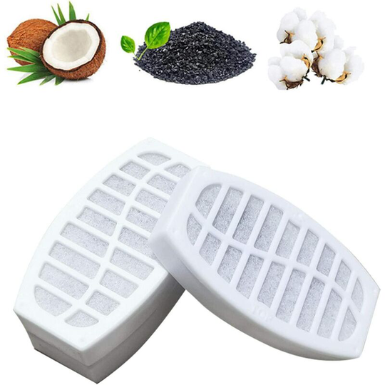 4 Cat Water Fountain Filters for 2L, Replacement Fountain Filters, Activated Carbon Filters Keeping Water Clear and Tasty for Cats and Dogs