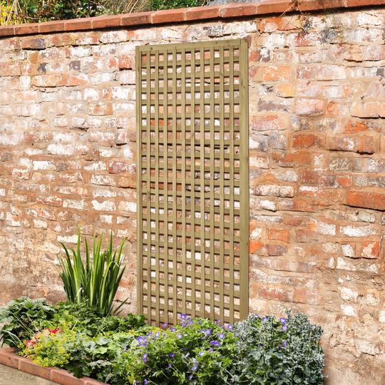 Wood Lattice Panel Trellis