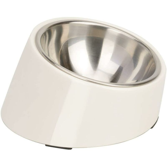 Thsinde - Large White Stainless Steel Dog Bowl - ssxjv