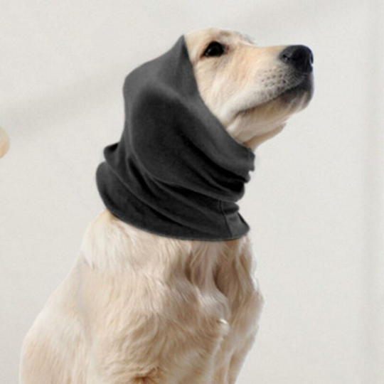 Silent Dog Ear Muffs for Ear Protection, Calming Earmuffs for Dogs/Cats - Hood for Anxiety Relief/Warm (m)
