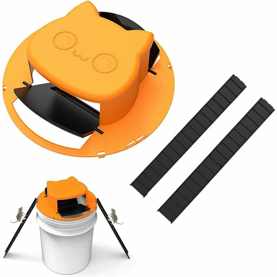 Monly - Human Mouse Trap Rat Trap Mouse Trap Plastic Rat Trap New Reusable Mouse Trap Professional Mouse Trap (Insert Both Ends)