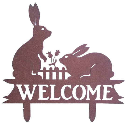 Giannini Rabbit Garden Stake Sign