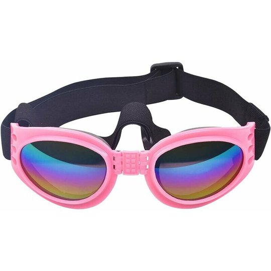 Dog Sunglasses Windproof Anti Fog uv Protection Glasses Cat Small Dog Pink
