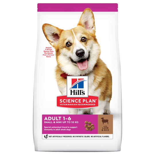Hill's Science Plan Adult 1-6 Small & Mini with Lamb & Rice - 6kg