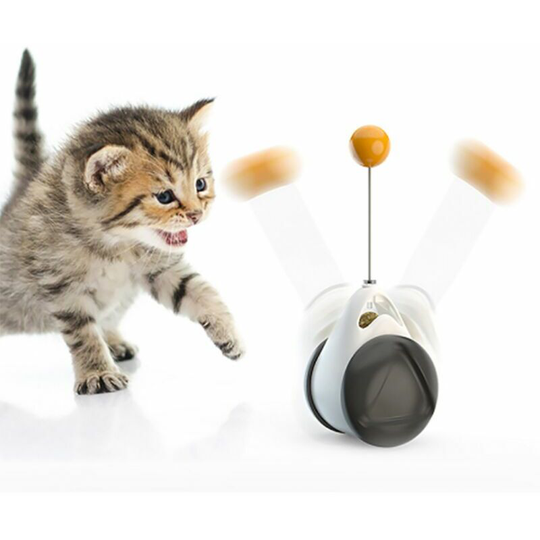 Pet Toy Toy for Cat Interactive Chat Ball Toy For Automatic Rotation Inside