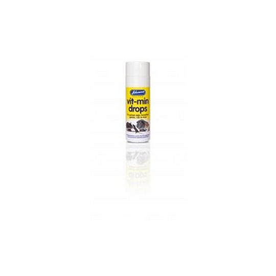 Hamster/Gerbil Vit-Min Liquid Drops (100ml) (May Vary) - May Vary - Johnsons