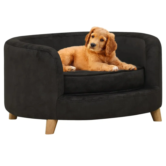 Troutdale Dog Sofa in Black