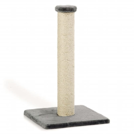 Cat Scratching Post GINA 34x34x60 cm Grey Beeztees - Grey