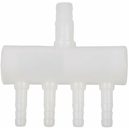 Monly - 4 Way Plastic Aquarium Oxygen Tube Fitting Splitter Tap Valve