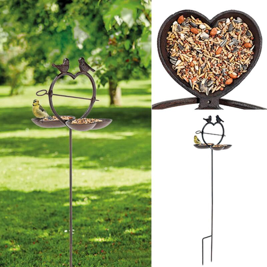 Bird Feeder Station 92 cm Brown HI Brown