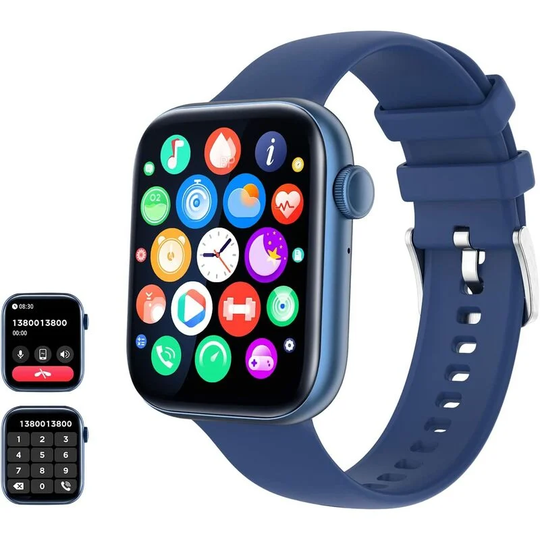 Perle Rare - Sports smart watch, waterproof smart watch, heart rate responder for Android phone compatible with iPhone