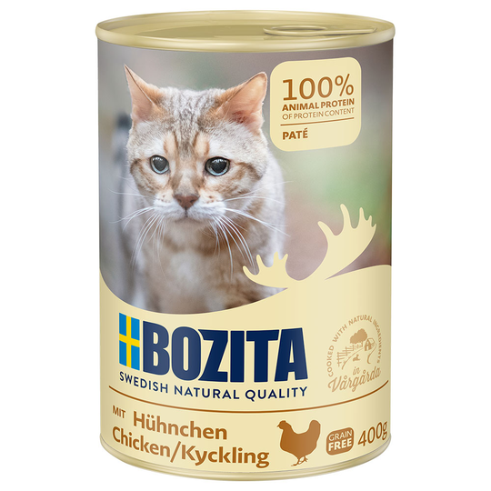 Bozita Canned Food Saver Pack 24 x 400g - Chicken Pâté